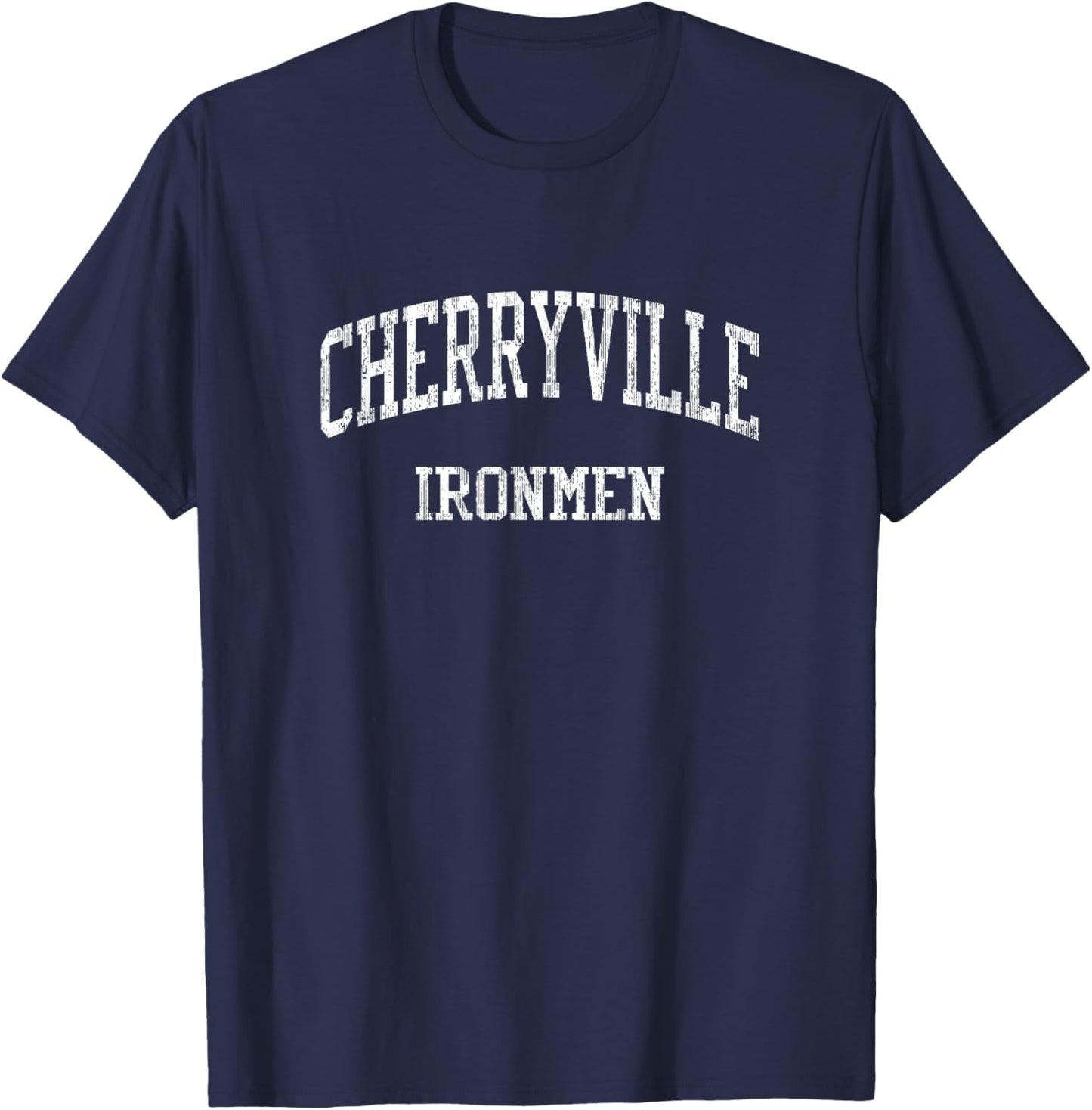 Cherryville High School HS Cherryville NC Vintage Sports T-Shirt - T-Shirt | Navy