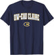 University of Wisconsin-Eau Claire Blugolds Arch Logo T-Shirt - T-Shirt | Navy