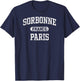 Utopia Sport Paris France Shop Sorbonne Administrative District of Paris France Distressed T-Shirt - T-Shirt | Navy