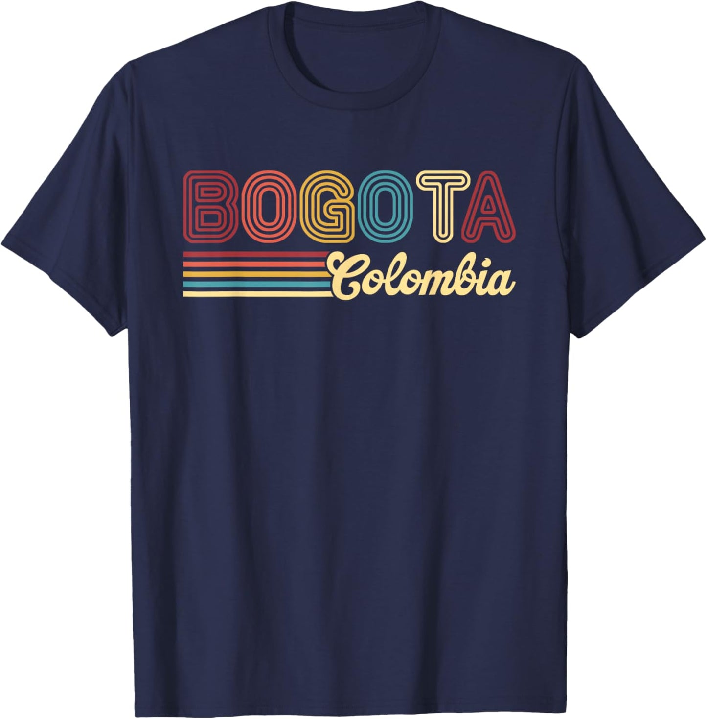 Bogota Colombia Souvenir - Cool South America Travel T-Shirt - T-Shirt | Navy