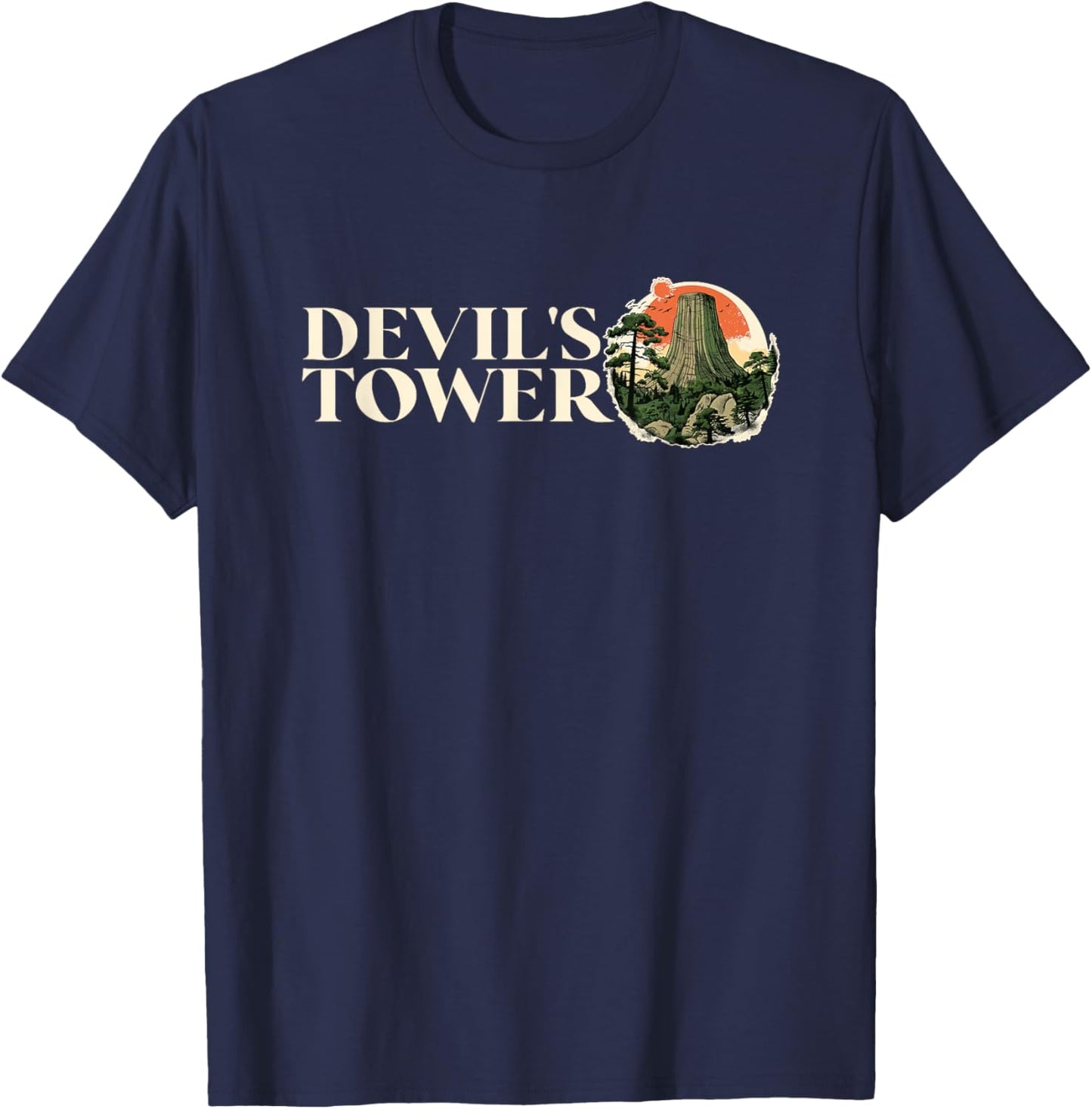 Devils Tower - Devils Tower T-Shirt - T-Shirt | Navy
