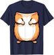 Hamster Shirt Adult Kids Men Women Brown Hamster Costume T-Shirt - T-Shirt | Navy