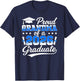Proud Grandma of A 2026 Graduate Senior 2026 Grad Family T-Shirt - T-Shirt | Navy