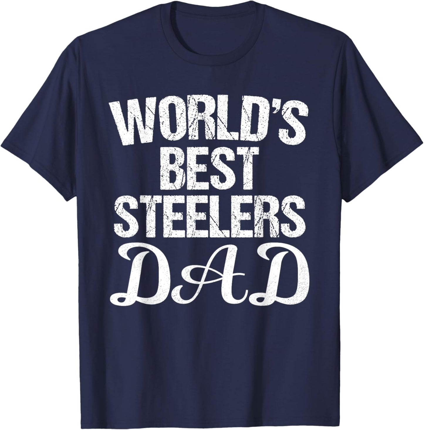 Steelers Fontana World's Best DAD HS T-Shirt - T-Shirt | Navy