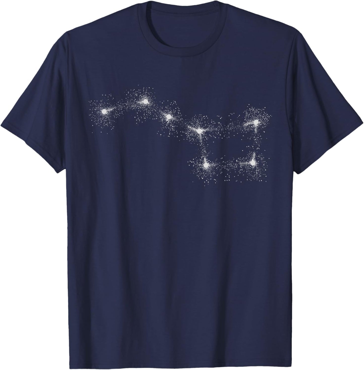 Big Dipper | Great Bear Ursa Major Constellation Star Map T-Shirt - T-Shirt | Navy