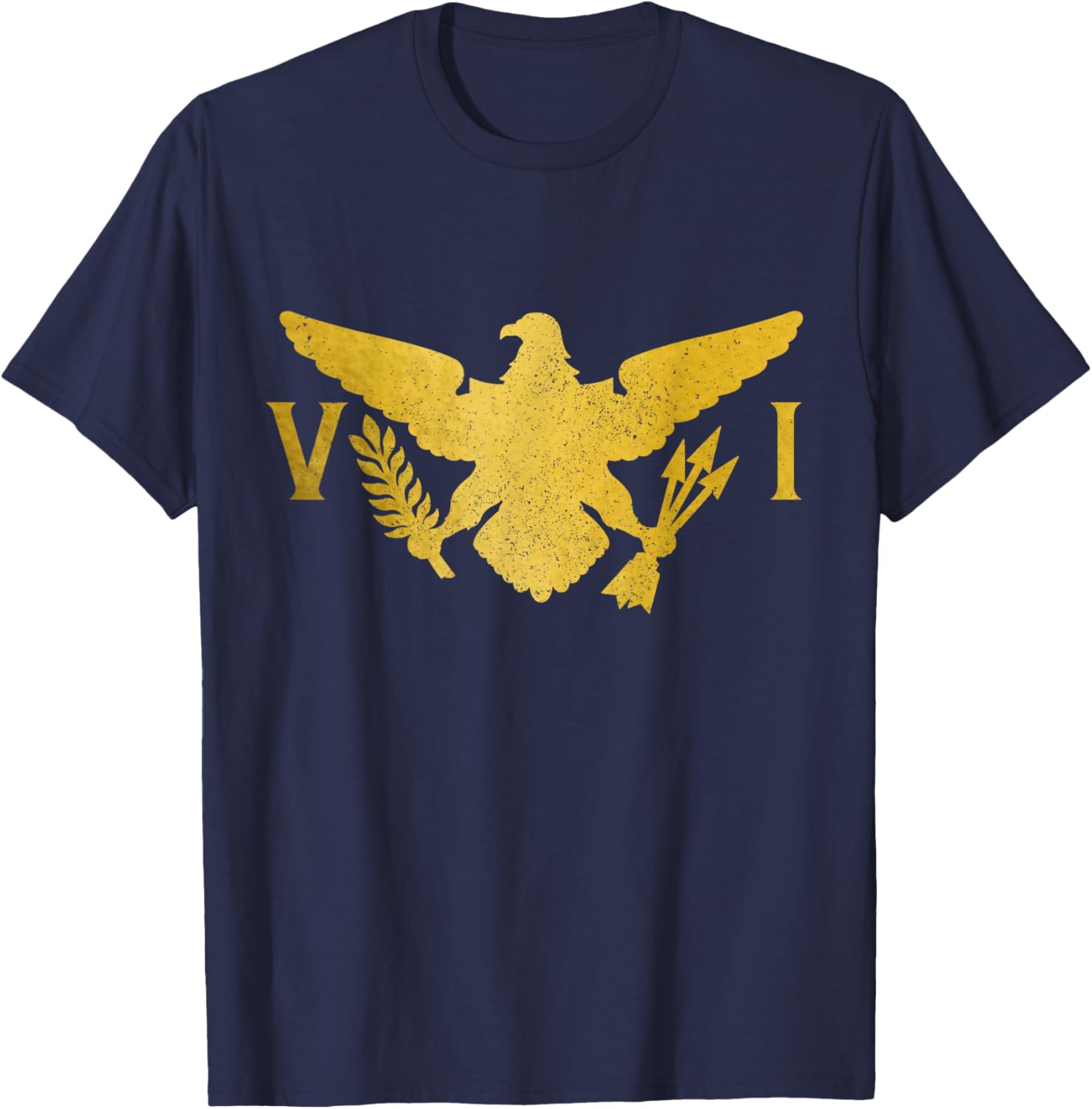 US Virgin Islands USVI Flag Pride Souvenir T-Shirt - T-Shirt | Navy