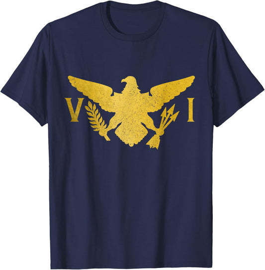US Virgin Islands USVI Flag Pride Souvenir T-Shirt - T-Shirt | Navy