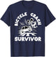 Bike Accident Get Well Bicycle Crash Survivor Recovery T-Shirt - T-Shirt | Navy