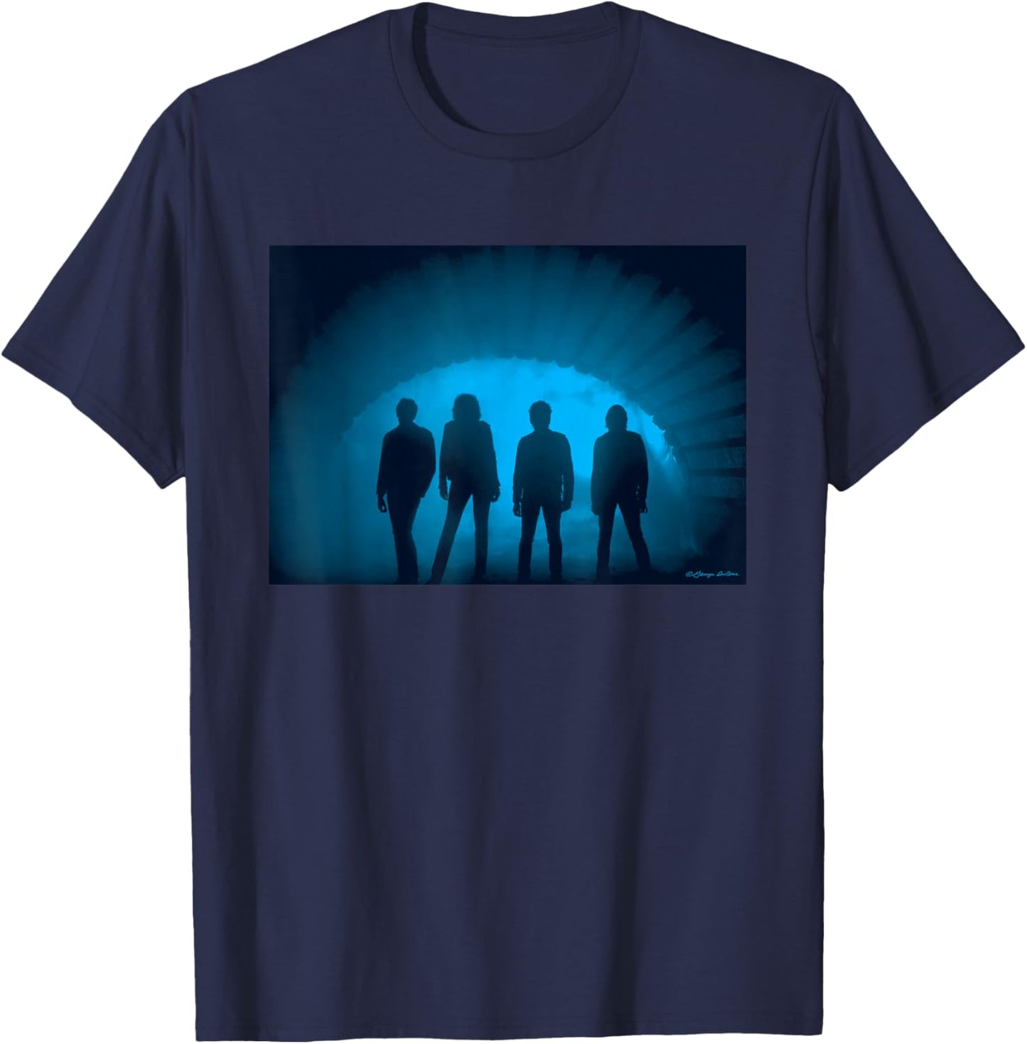 The Ramones Too Tough to Die Photo by George DuBose T-Shirt - T-Shirt | Navy