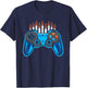 Hanukkah Video Game Chanukah Jewish Gamer Boys Kids T-Shirt - T-Shirt | Navy