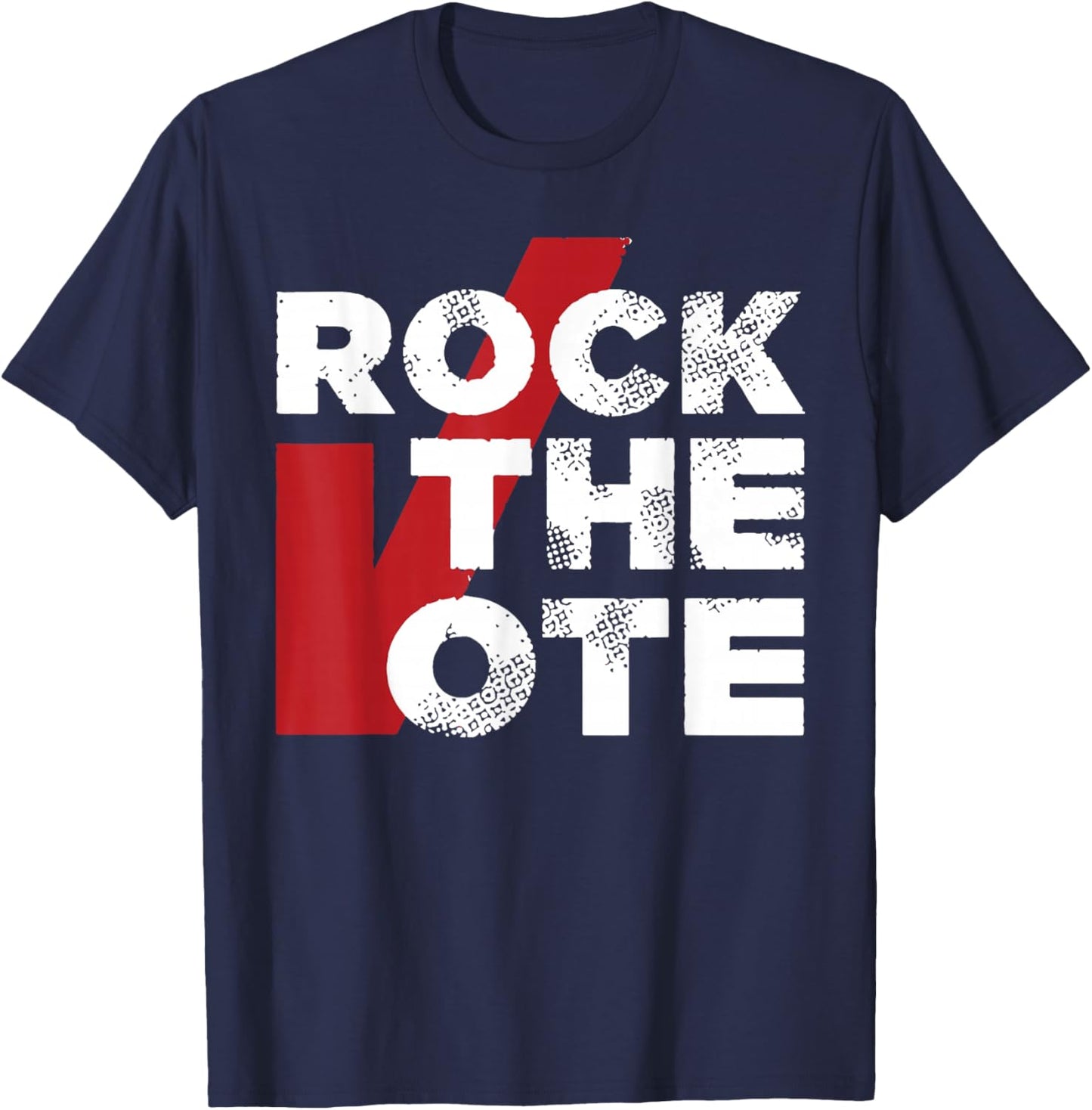 Rock The Vote T-Shirt - T-Shirt | Navy