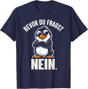 No Penguin t schirts.. Funny T-Shirt - T-Shirt | Navy