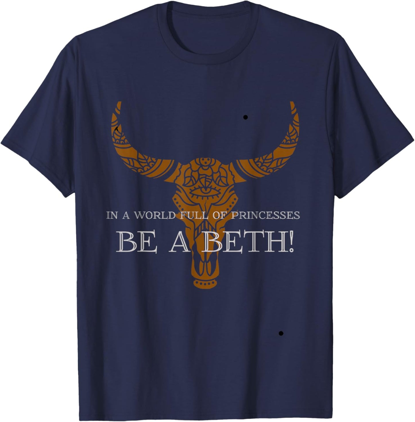 Be a Beth Western Women's Country Cowgirl T-Shirt - T-Shirt | Navy