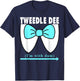 Adult Halloween Black Small Classic Fit Polyester 100% Short Sleeve Pull On 1 Count 0 Pockets Big Blue Bow Tie and Collar T-Shirt - T-Shirt | Navy