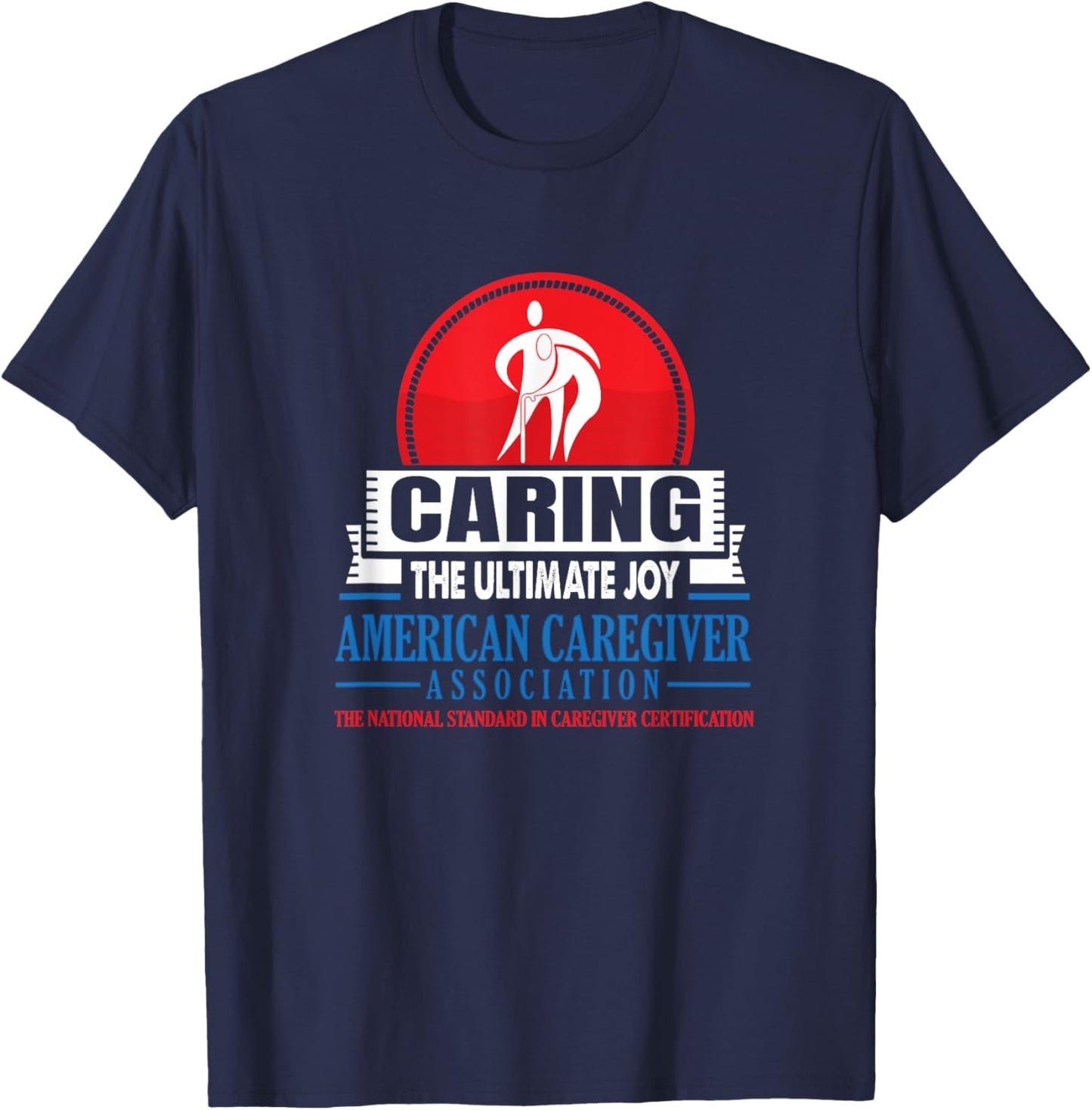 Caring-The Ultimate Joy (Official ACA Apparel) T-Shirt - T-Shirt | Navy