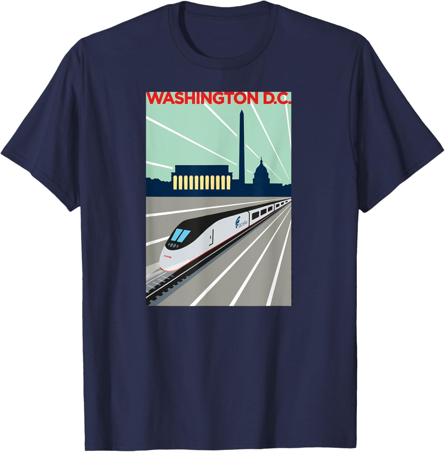 Acela (Washington, DC) T-Shirt - T-Shirt | Navy