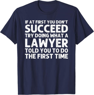 Lawyer Design Women Law Student Attorney Law School T-Shirt - T-Shirt | Navy