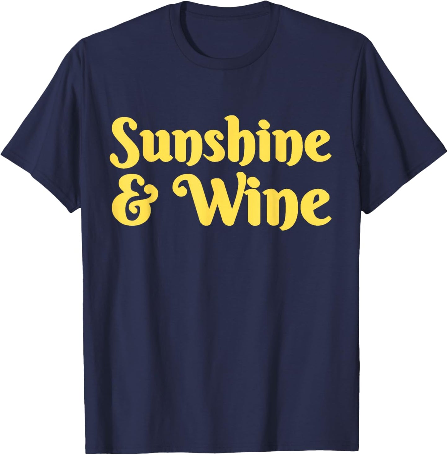 SunShine and Wine T-Shirt - T-Shirt | Navy