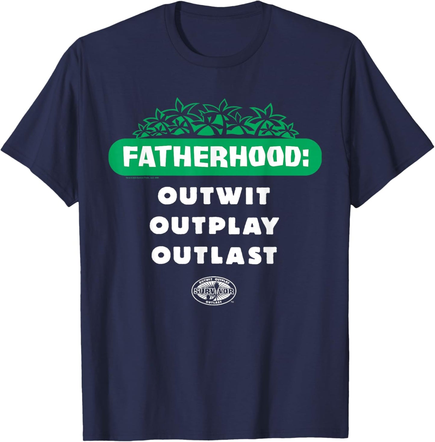 Survivor Fatherhood Father's Day T-Shirt - T-Shirt | Navy