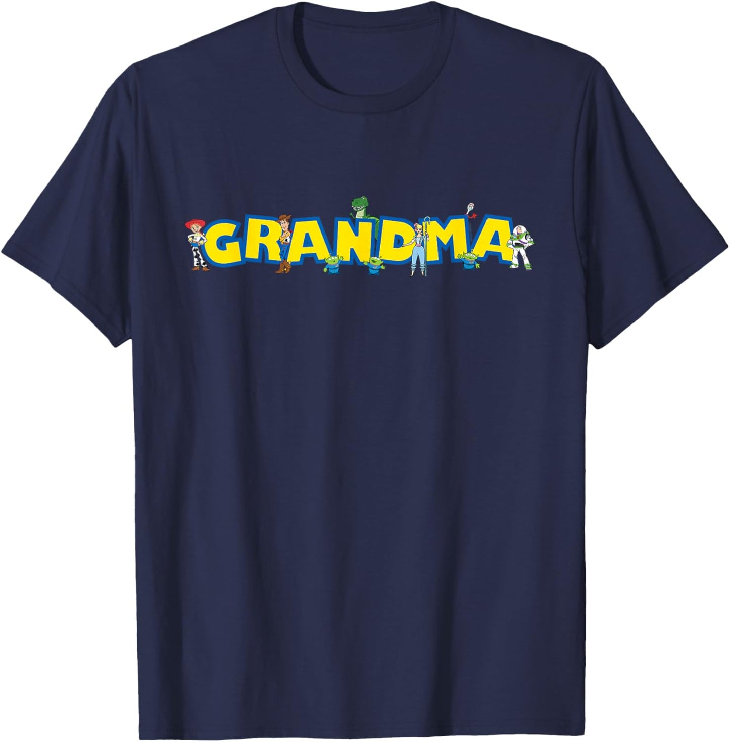 Disney & Pixar's Toy Story Grandma Gift Family Disney Trip T-Shirt - T-Shirt | Navy