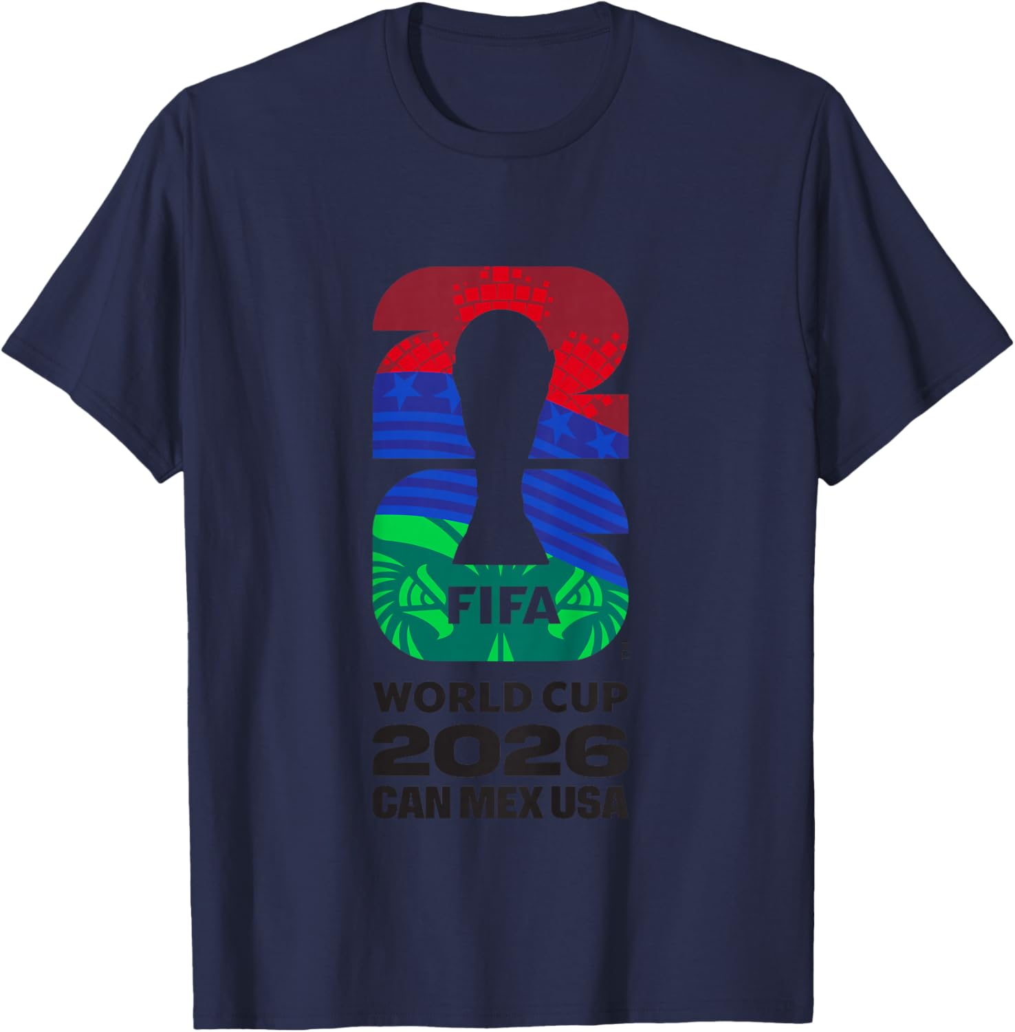 Kids FIFA World CUP26 FIFA Host Country Logo Flags T-Shirt - T-Shirt | Navy