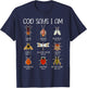 God Says I Am Bugs Insects Christian Boys Kids Religious T-Shirt - T-Shirt | Navy