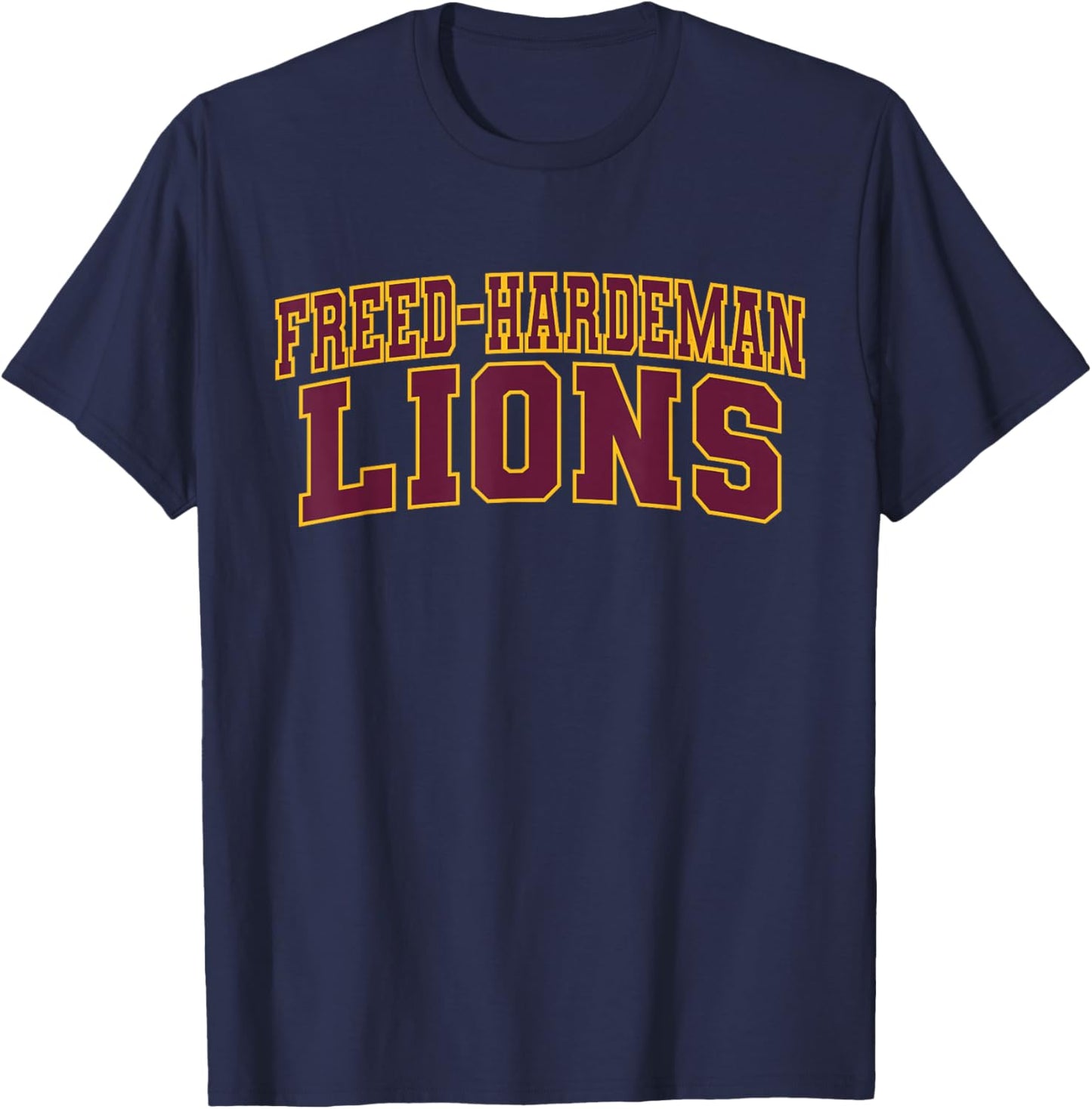Freed Hardeman University Lions Apparel Sports Fan T-Shirt - T-Shirt | Navy