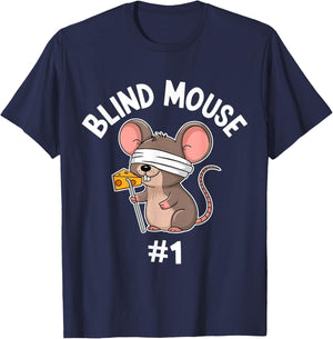 Three Blind Mice Costume Mouse #1 Matching Group T-Shirt - T-Shirt | Navy