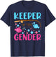 Fish He Or Fish She Gender Reveal Keeper Of The Gender T-Shirt - T-Shirt | Navy