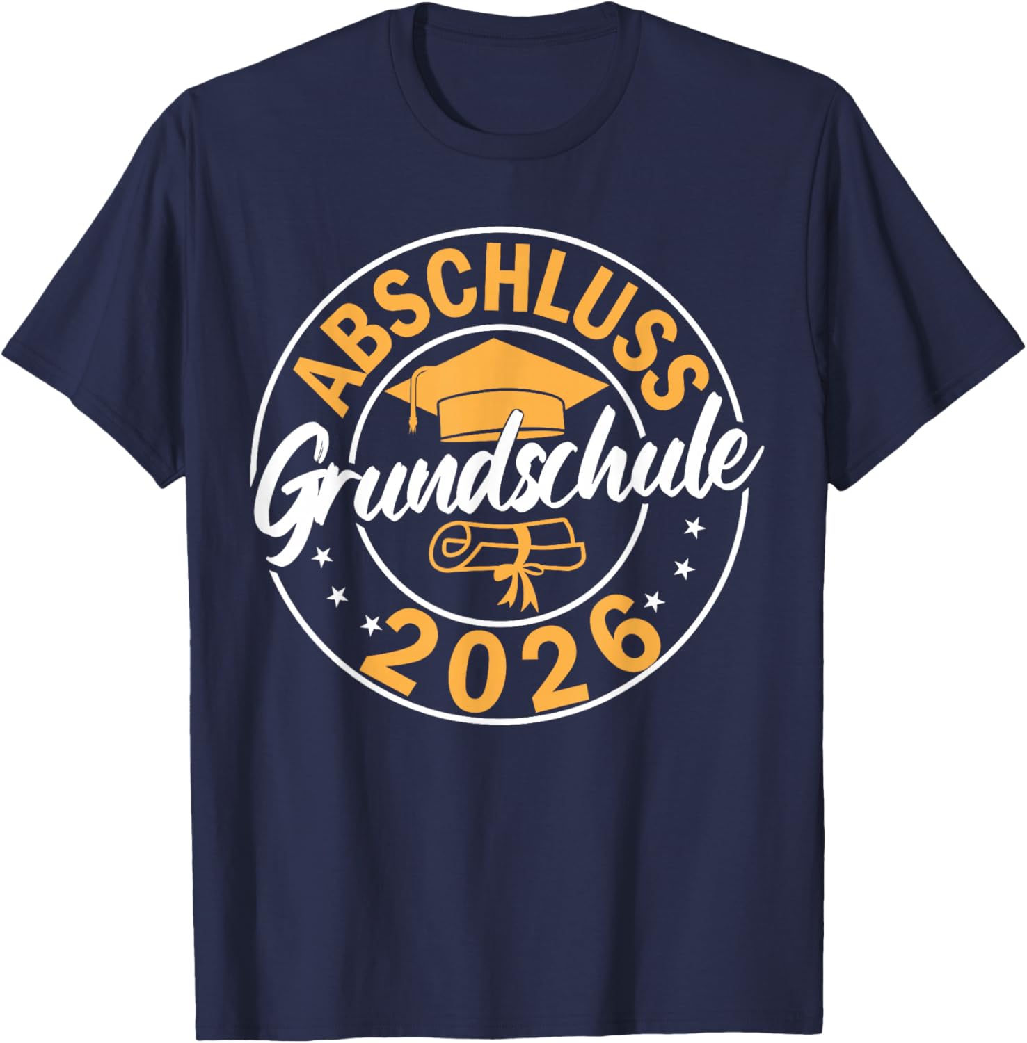 Abschluss Grundschule 2026 - Grundschule Abschied 2026 T-Shirt - T-Shirt | Navy