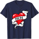 Mom Heart Tattoo for Mother's Day Love Mom T-Shirt - T-Shirt | Navy