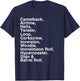 Roller Coaster Lover's: Airtime, Helix, Corkscrew -Fun Gifts T-Shirt - T-Shirt | Navy