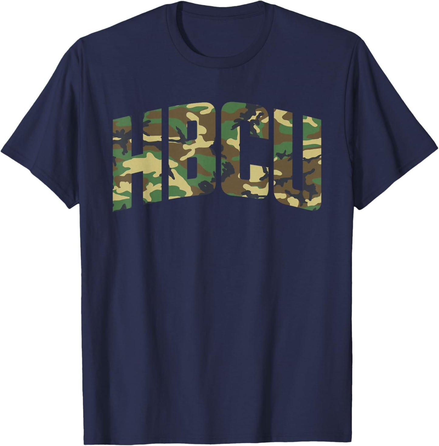 HBCU Black History Camo HBCU T-Shirt - T-Shirt | Navy