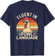 Fluent In Fowl Language Chicken T-Shirt - T-Shirt | Navy