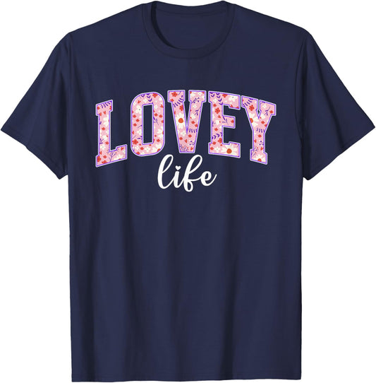 Lovey Life Lovey Grandma Lovey Grandmother T-Shirt - T-Shirt | Navy