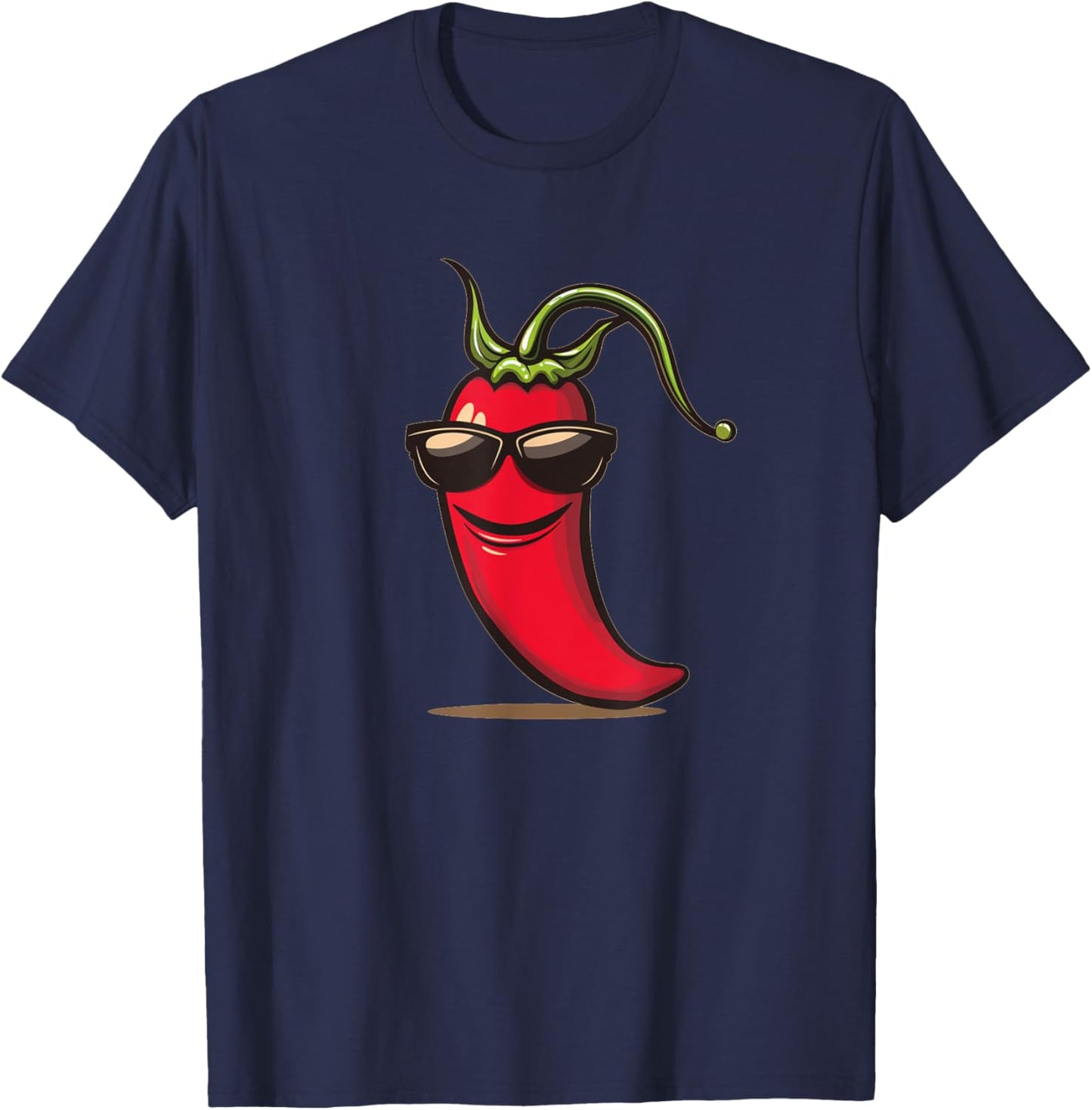 Nice Chili Costume with Sunglasses T-Shirt - T-Shirt | Navy