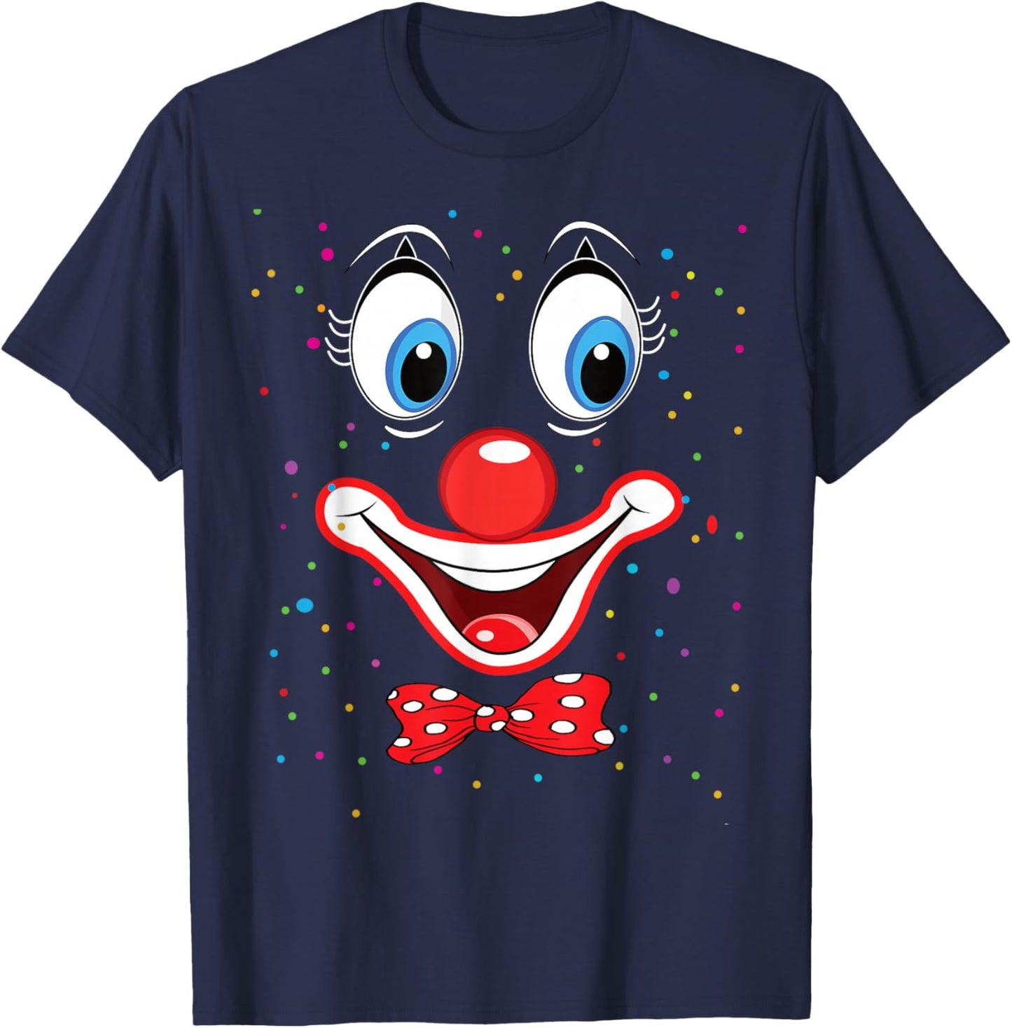 Funny Clown Costumes for Children Carnival Costume Fancy Dress T-Shirt - T-Shirt | Navy