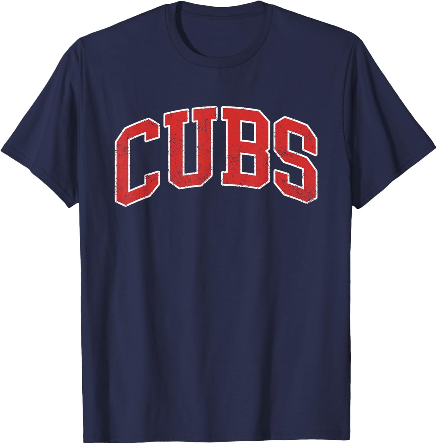 Vintage Cubs Gifts Women Boys Girls Kids T-Shirt - T-Shirt | Navy