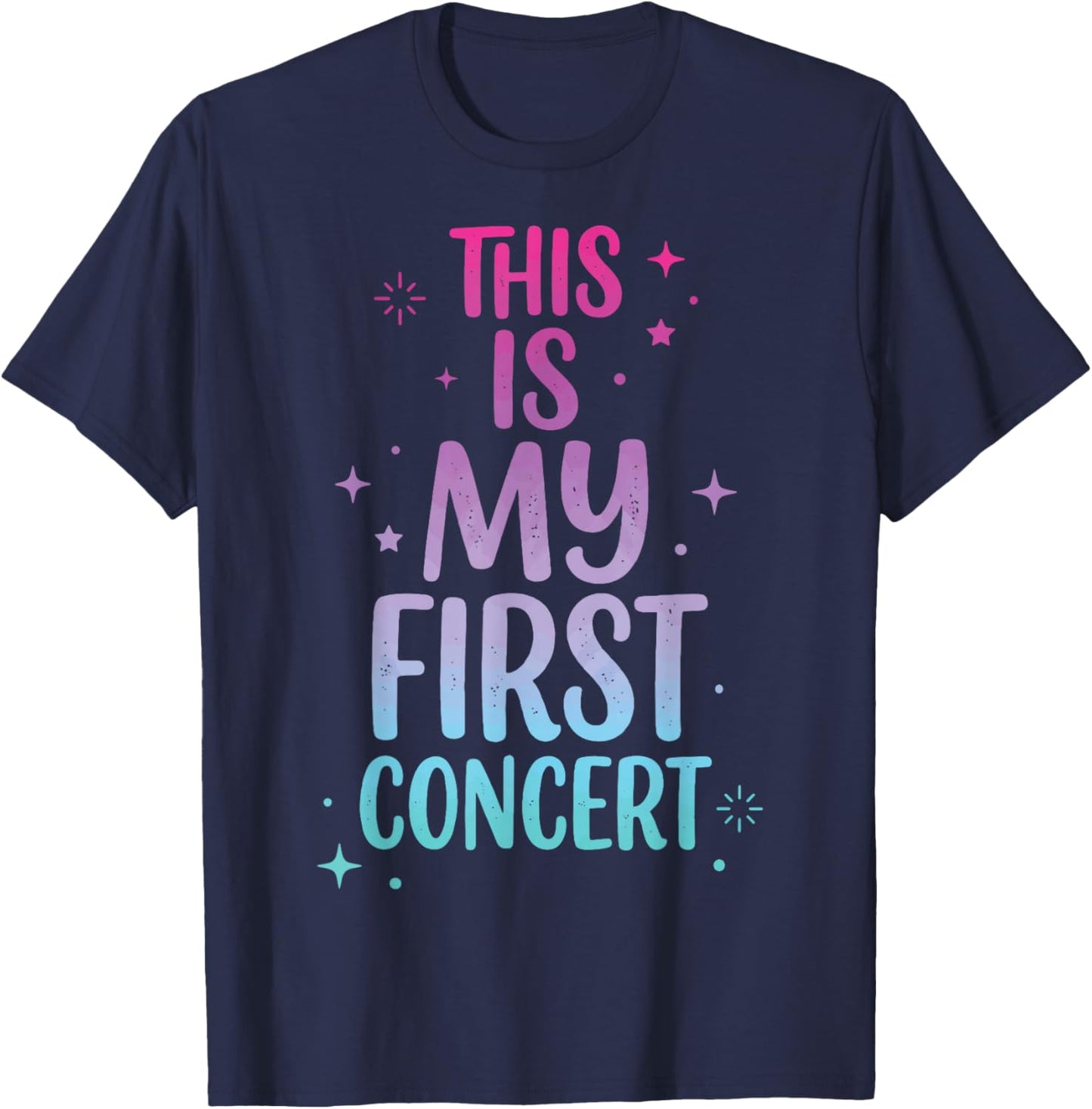 This is My First Concert T-Shirt - T-Shirt | Navy