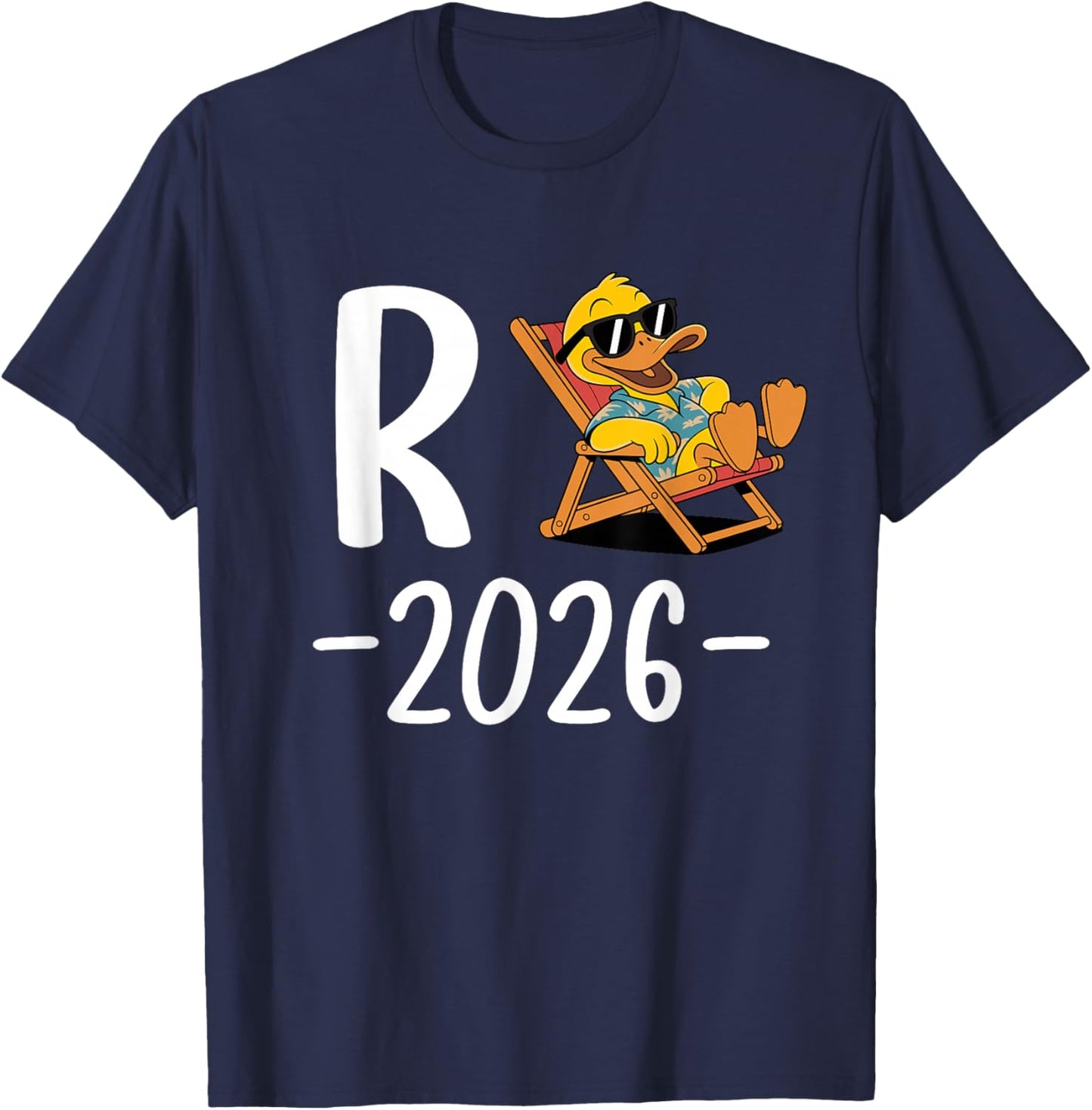 Rente 2026 Funny Duck T-Shirt - T-Shirt | Navy