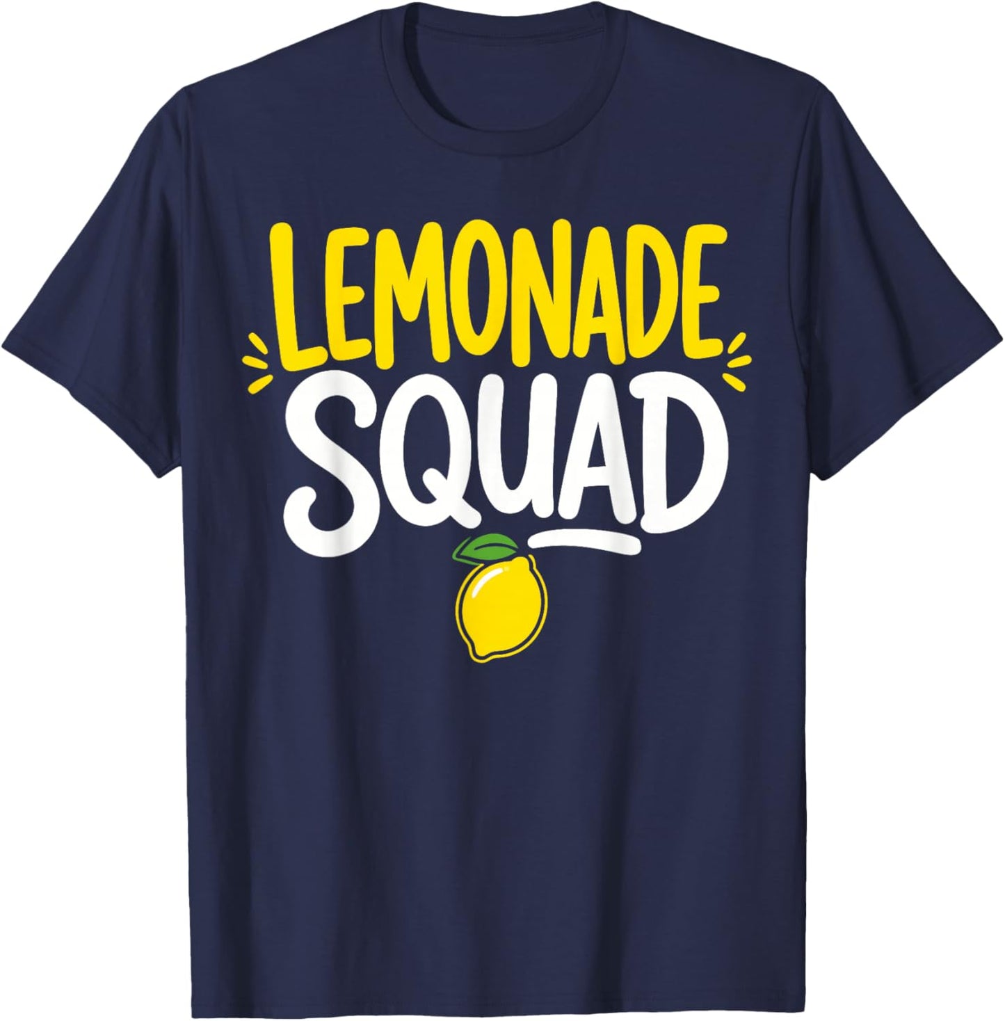 Lemonade Stand Crew Lemonade Squad T-Shirt - T-Shirt | Navy