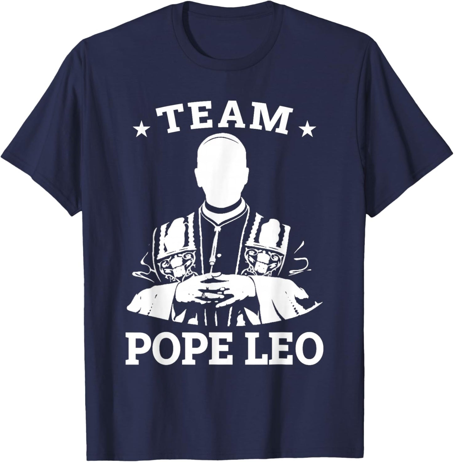 Team Pope Leo XIV T-Shirt - T-Shirt | Navy