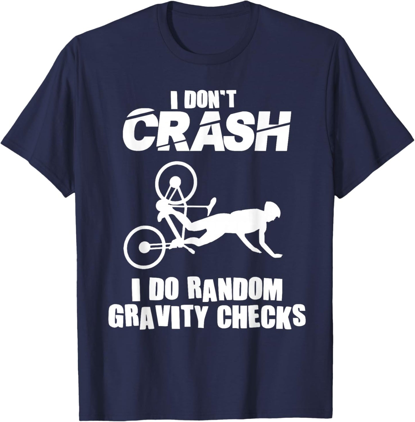 Funny Mountain Bike Design Women MTB Mountain Biker T-Shirt - T-Shirt | Navy