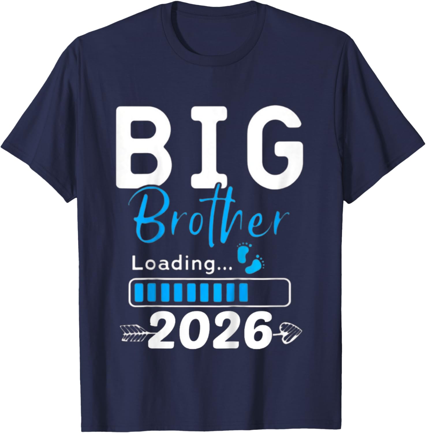Kids I Am Going To Be a Big Brother Promoted To Big Brother 2026 T-Shirt - T-Shirt | Navy