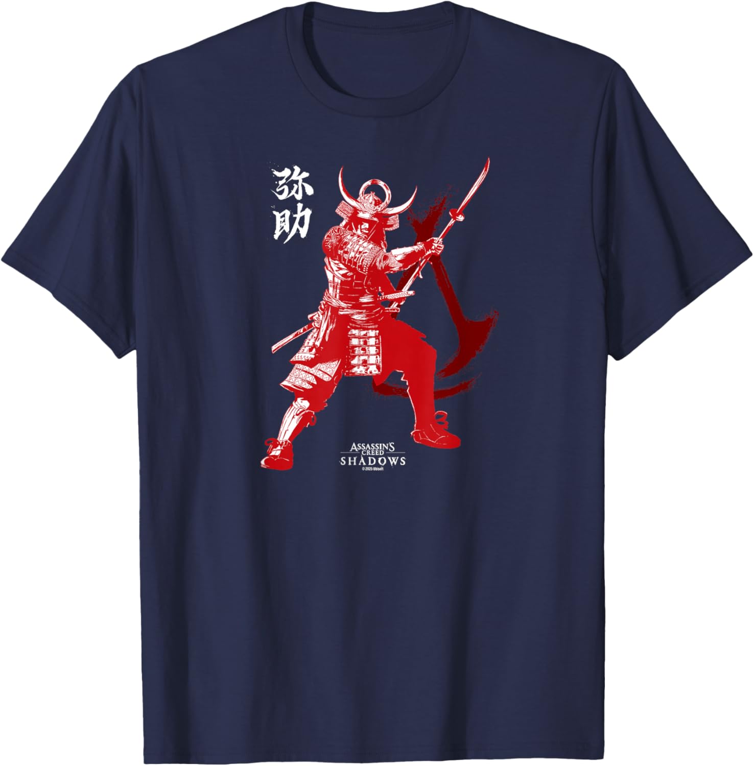 Shadows Yasuke sous Licence Officielle T-Shirt - T-Shirt | Navy