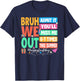 Bruh We Out Admit It You'll Miss Me 6-7 Times Summer Teacher T-Shirt - T-Shirt | Navy