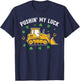 Pushin My Luck St Patricks Day Toddler Shirt, Boy Digger T-Shirt - T-Shirt | Navy