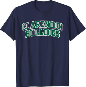 Clarendon College Bulldogs Apparel Sports Fan T-Shirt - T-Shirt | Navy
