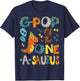 G-Pop Of The One-A-Saurus 1St Birthday Dinosaur Party T-Shirt - T-Shirt | Navy