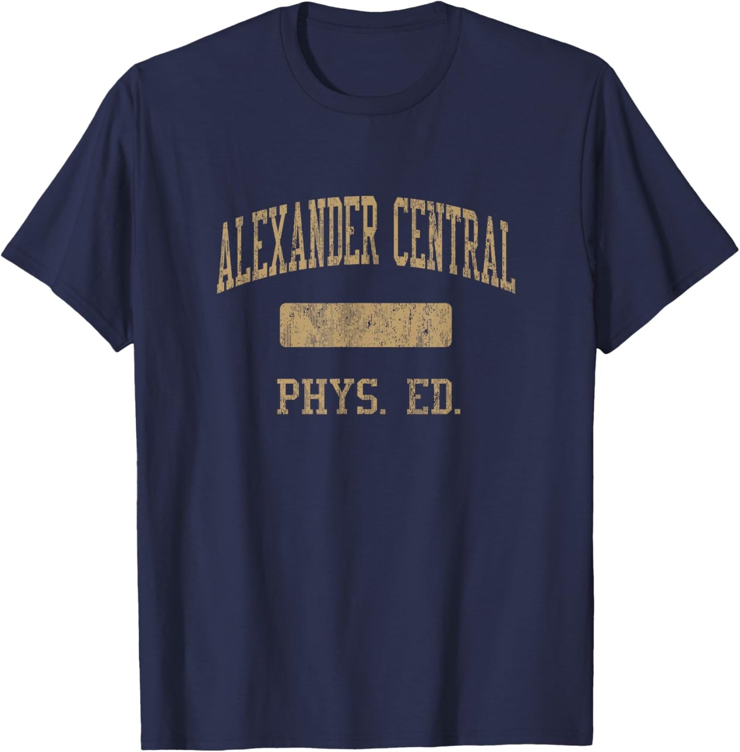 Alexander Central High School HS Taylorsville NC PHYS Ed T-Shirt - T-Shirt | Navy